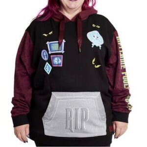 Loungefly Disney Haunted Mansion Unisex GLOW-in-the-Dark Hoodie Sweatshirt NWT